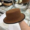 Autumn and winter new old money style retro flat top temperament top hat women's fashion elegant casual versatile fisherman hat