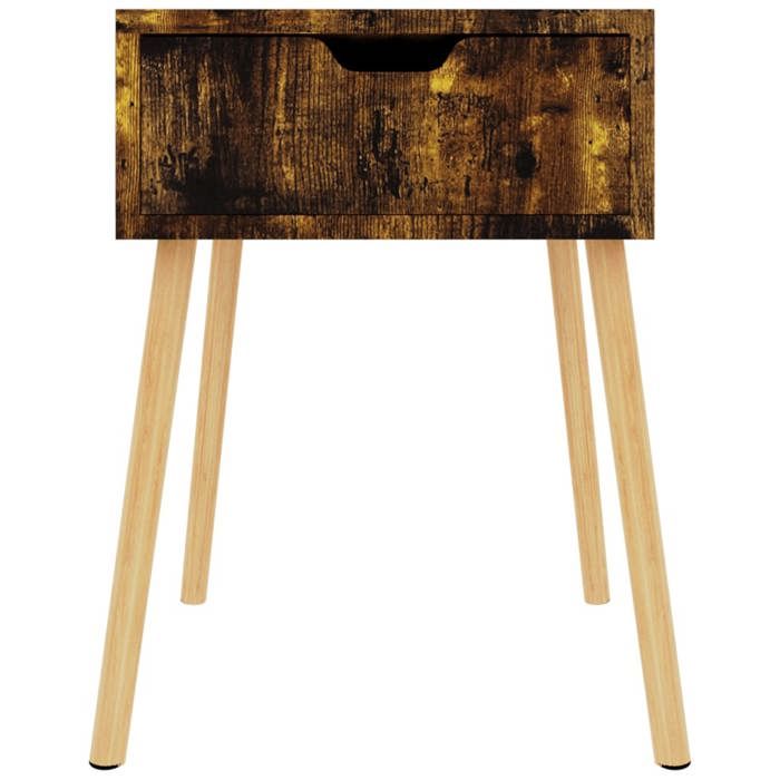 Maison Exclusive - Tables de chevet 2 pcs Chêne fumé 40x40x56 cm Bois d'ingénierie