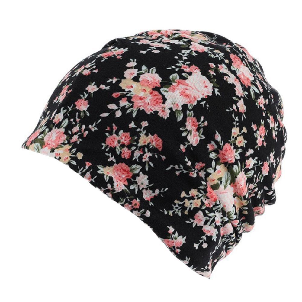 Casual Wind Cotton Hat Bandana Spring Sleep Caps Beanies Headwrap Chemotherapy Hat Women National