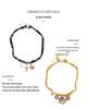 European & American Style Dopamine Color Silk Scarf Necklace with Christmas Bow and Multi-Pendant.