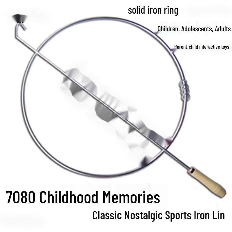 Nostalgic Outdoor Rolling Hoop: Wind Fire Wheel Sport Balancer Diameter 38cm