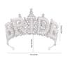 Eye-Catching Rhinestones Bridal Hairband Pearls Bride Crowns Wedding Stylish Bridal Crowns for Wedding Party