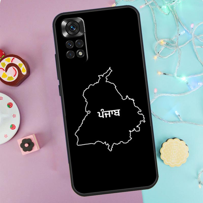 

Punjab Map Outline Case For Xiaomi Redmi Note 14 Pro 9 10 11 12 13 9S 10S 11S 12S Redmi 14C 10C 12C 13C Cover Redmi 12C