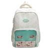 Women's Large Capacity Backpack Color Block Student Schoolbag Girls Stars Print Backpack