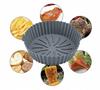 Silicone Round Form Air Fryer Basket For Fat-Free Fryer