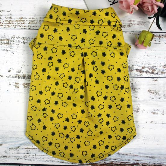 Pet Clothes Unique Pattern Wear-Resistant Polyester Puppy Summer Sweatshirt Pet Outfits for Daily