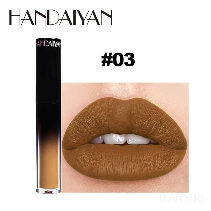 

Черная, зеленая, фиолетовая помада для макияжа губ на Рождество, Хэллоуин, оттенок, увлажняющая водостойкая матовая помада, водостойкий пигмент для губ 03