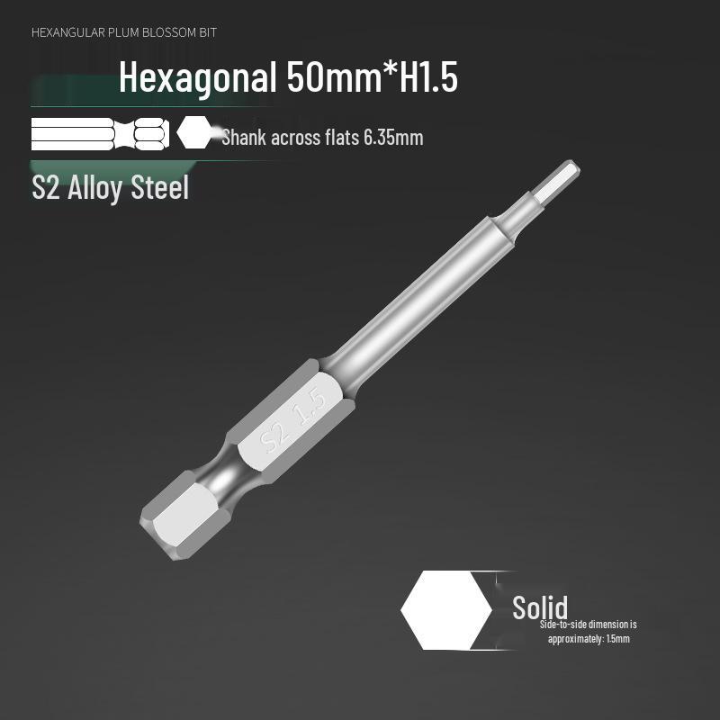 Alloy Steel Magnetic Hexagon Electric & Air Screwdriver Bit Set