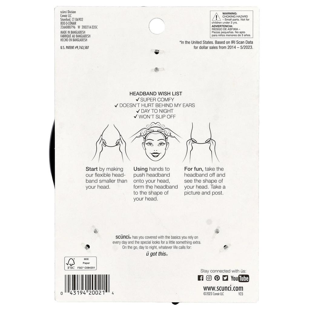 No-Slip Gip®, Hair Band, 1 Piece