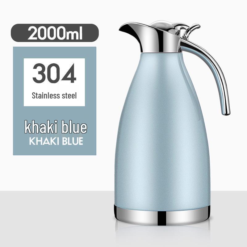 European Style Insulated Stainless Steel Coffee and Water Thermos, Large Capacity