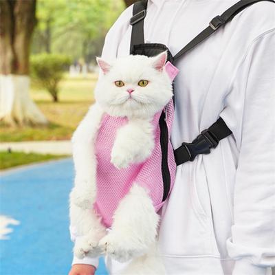 Yousheng Pet Carrier Backpack Adjustable Pet Front Carrier for Hiking And Riding Portable Pet Legs Out Travel Bag for Cats Small Dogs