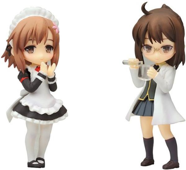 Haganai Twin Shiguma Rika Kusunoki Yukimura PVC Pack & (non-scale pre-painted figure)