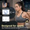 Wireless Earbuds, Sports Bluetooth Headphones, 80Hrs Playtime Ear Buds with LED Power Display, Noise Canceling Headset, IPX7 Waterproof Earphones for
