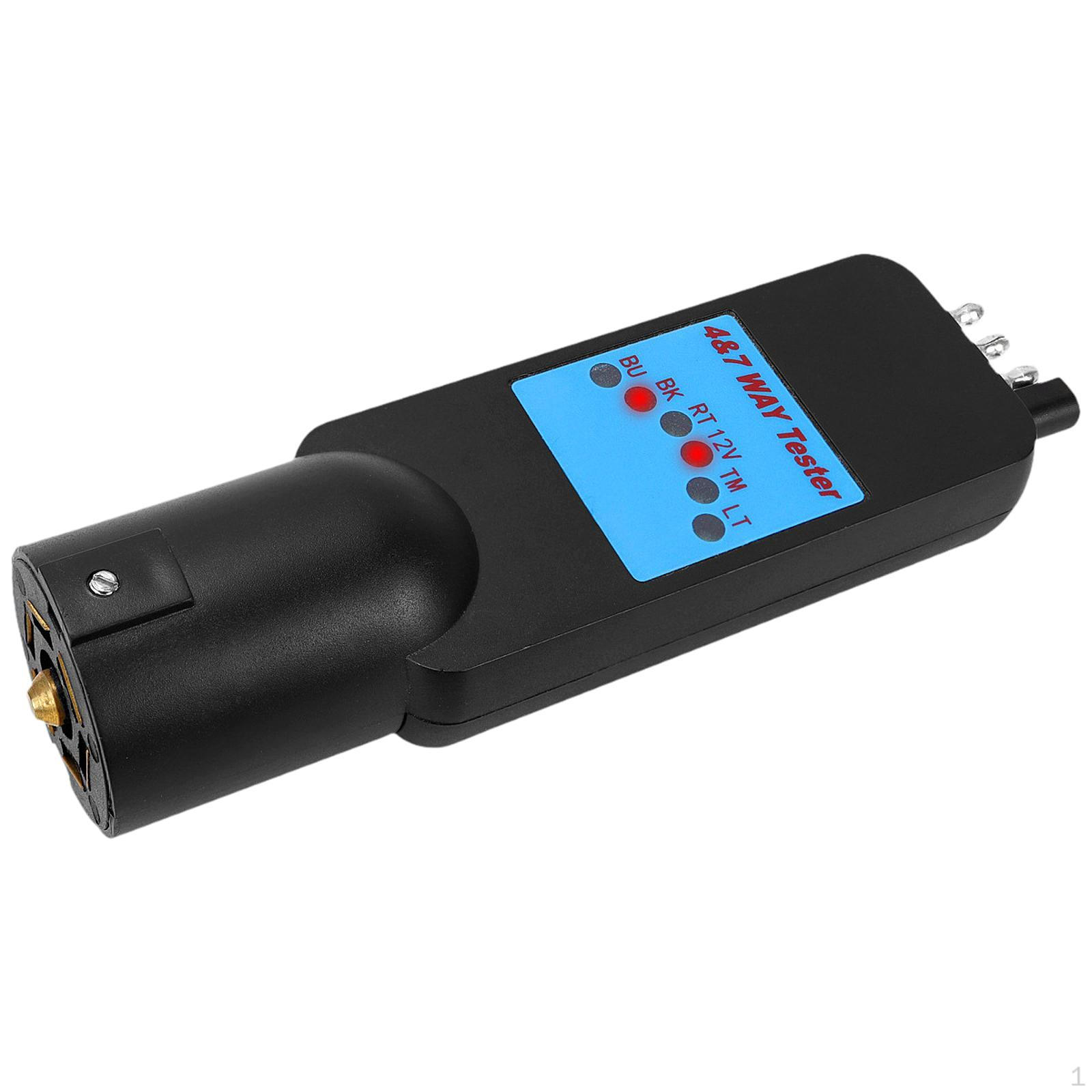 

Trailer Light Tester 7 Way Replacement Accessories Mount Fixing Trailers Adapter Sockets