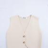 2025 Spring Women's European & American V-neck Sleeveless Knitted Vest Fashion 4192003