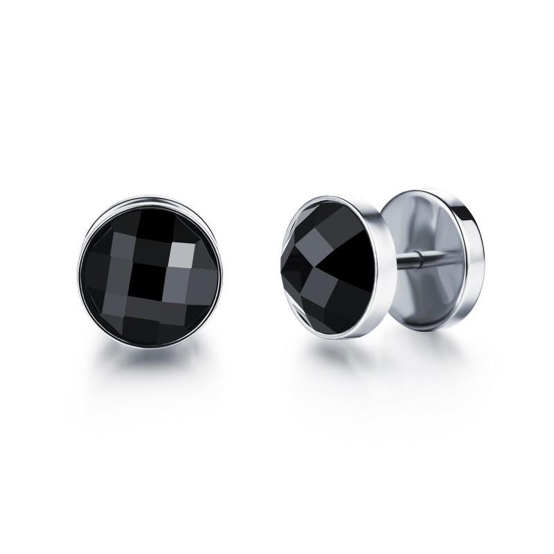 

European American Style Trendy Earrings Made Of Men s Stainless Steel Popular Hip-hop Versatile On Streets Simple Fashionable Titanium