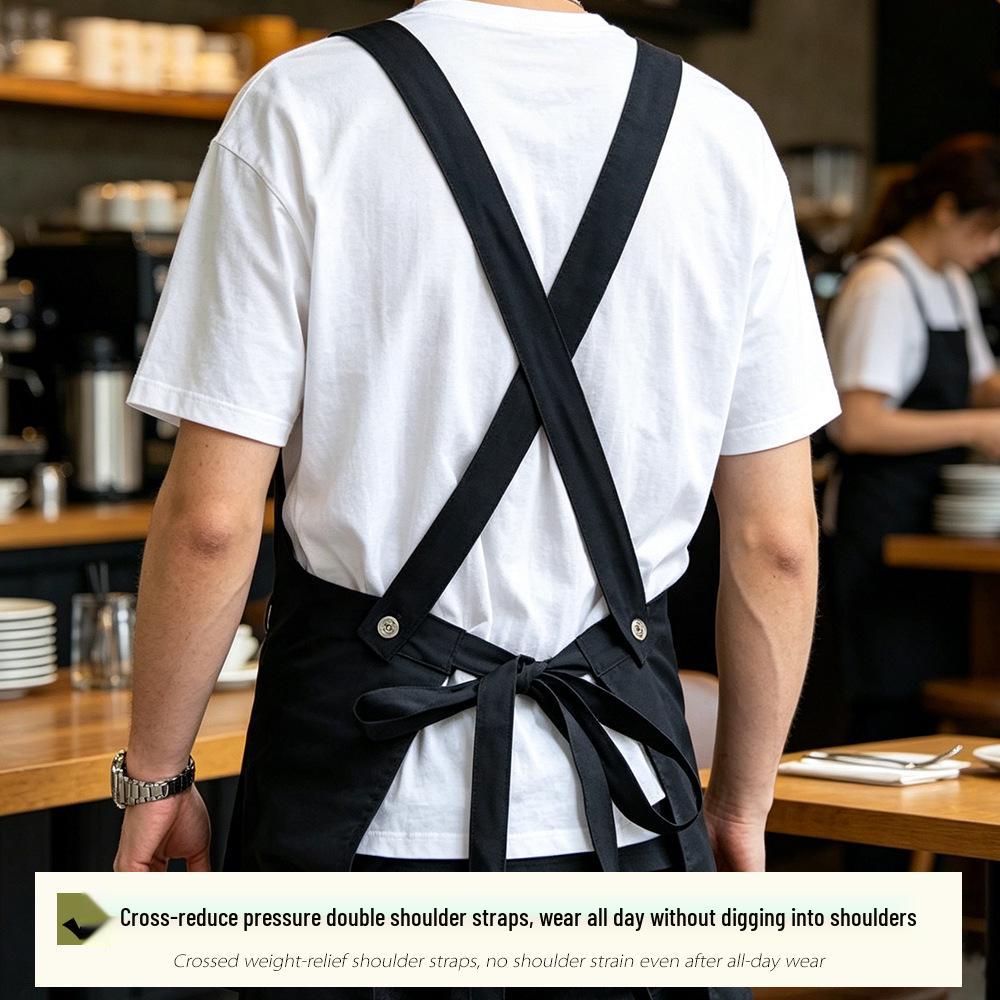 Custom Logo Quick-Drying Waterproof Waist Apron for Pottery, Kitchen, Cafe, and Flower Shop