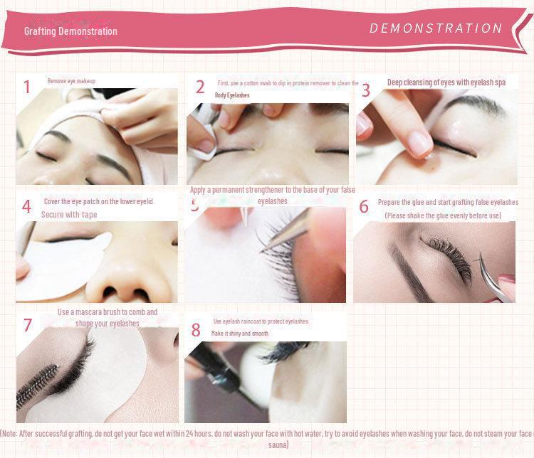 Matt-schwarze Y-förmige Grafting-Falsche Wimpern 0.07 - Weiche, hochwertige YY-Wimpernverlängerungen