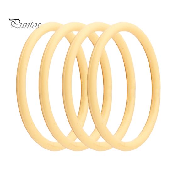 

4 шт., ремень для поддержки сухожилия надколенника, силиконовый ремень для фиксации колена, для облегчения боли, нескользящий бандаж для фиксации коленной чашечки для бега, баскетбола, волейбола, походов A жёлтый