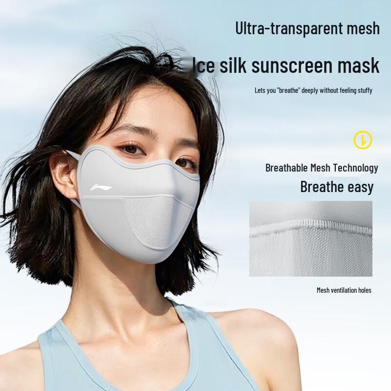 Li-Ning Unisex Ice Silk UV Protection Face Mask