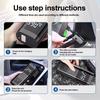 Portable 150 PSI Air Compressor Tire Inflator Fits Car Moto Bike Tires Air Pump Portable Wireless Charging Usage