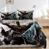Custom Textile Superhero Compilation Bedding 3 Piece Set HD Print Duvet Cover Pillowcases for Teens Adult Bedroom Decoration
