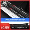 Car Sticker Carbon Fiber Car Rear Bumper Trunk Guard Protected Sticker For Peugeot 206 307 308 3008 207 208 407 508 2008 5008 10