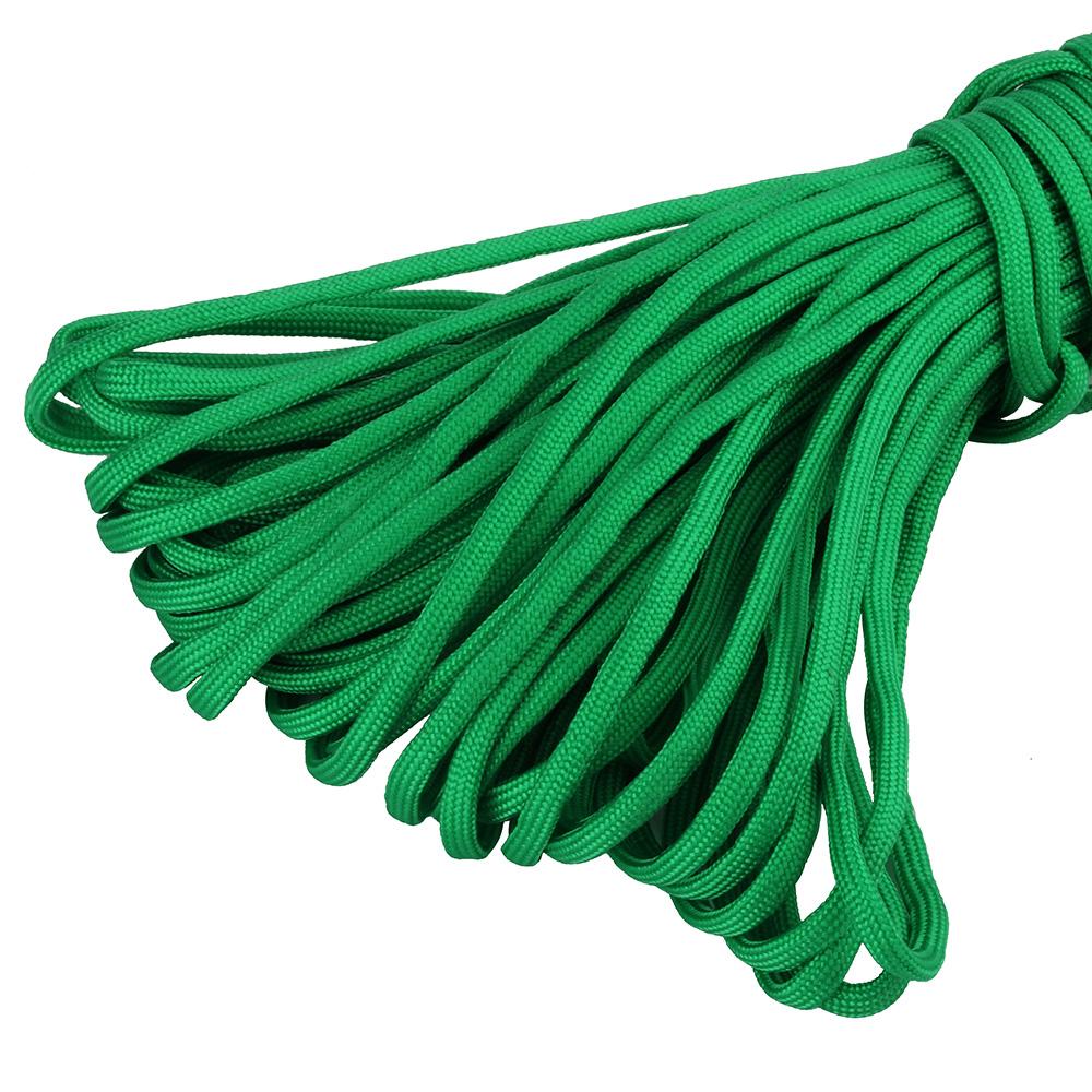 4mm 100meters Outdoor Hiking Polyester Paracord 7 Inner Strands Cores 550 Lbs Capacity Full Parachute Cord Nylon Bag Packing