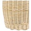 Longchamp Épure Embossed Logo Woven Straw And Leather Bucket Bag Women handbags Beige Brown 10161HCY016
