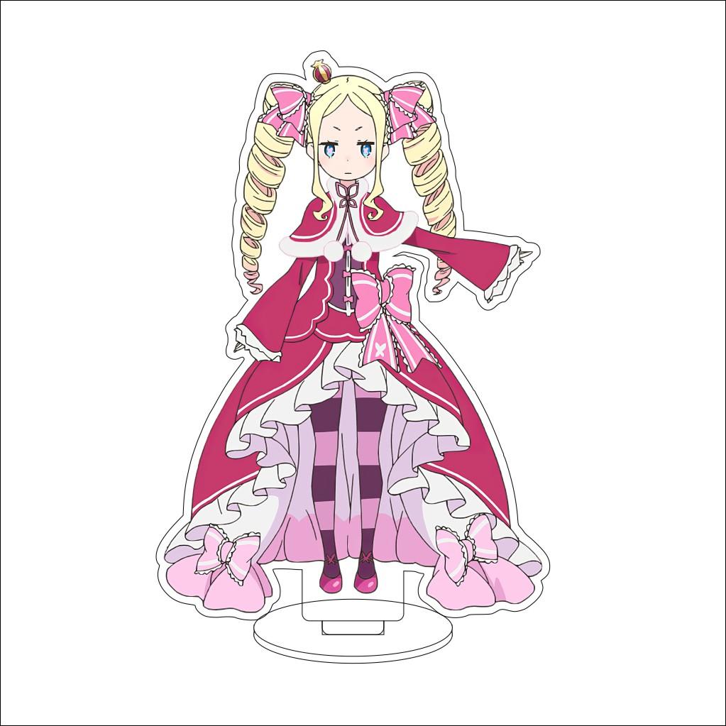 16CM Anime ZERO Starting Life in Another World Cosplay Acrylic Stand Ornaments Natsuki Subaru  Figure Stand Halloween Gift