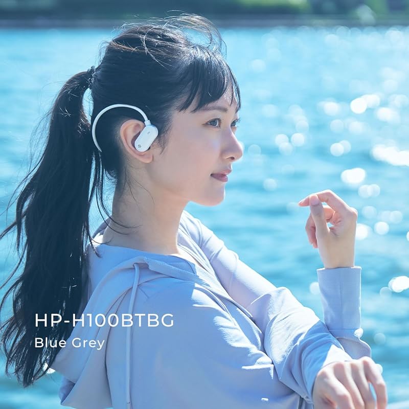 Radius Radius HP-H100BT Wireless Earphones : Bluetooth Compatible Hear-scape Series Listen While Using Earphones Non-bone Conduction Air Vibration Air