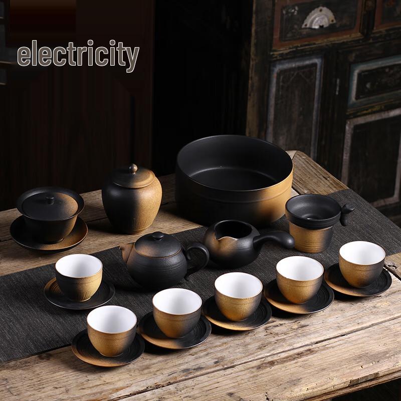 Wushiyuan Coarse Pottery Office Tea Set