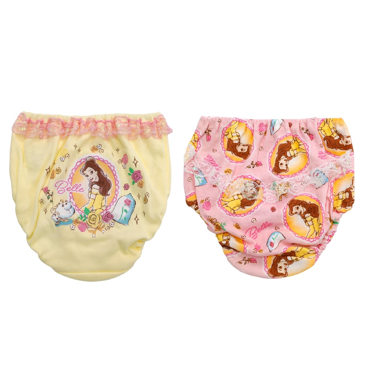 

Takihyo Disney Disney Beauty and the Little Peter Tinker Cotton Girls Panties, 2-Pack, Princess, Frozen, Rapunzel, Beast, Belle, Mermaid, Ariel, Pan,