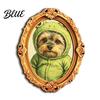 Refrigerator Magnets Ornament 1/6Pcs Halloween Retro Frame Magnet Wood Carved Fridge Metal Surface Decorations Cabinet Whiteboard Magnet for
