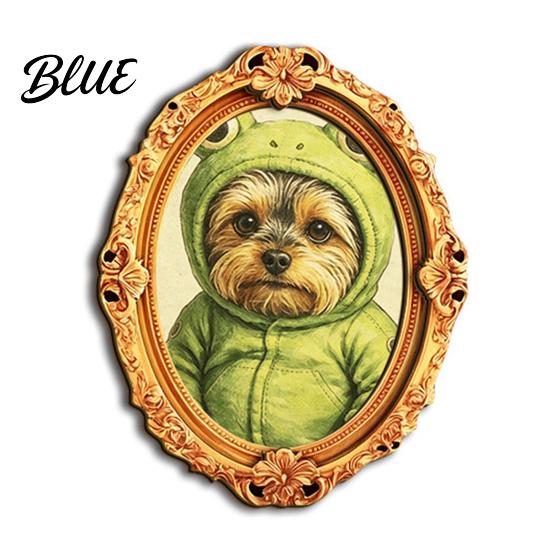 Refrigerator Magnets Ornament 1/6Pcs Halloween Retro Frame Magnet Wood Carved Fridge Metal Surface Decorations Cabinet Whiteboard Magnet for