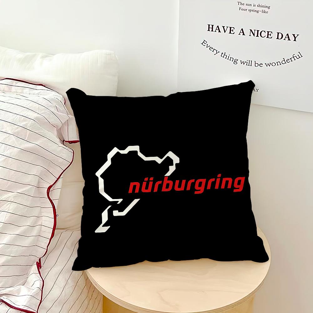 Cool N-Nurburgrings Car Cushion Cover Comfortable Soft Hogar Pillowcase For Sofa Living Room Bed Home Decor Protective Covers
