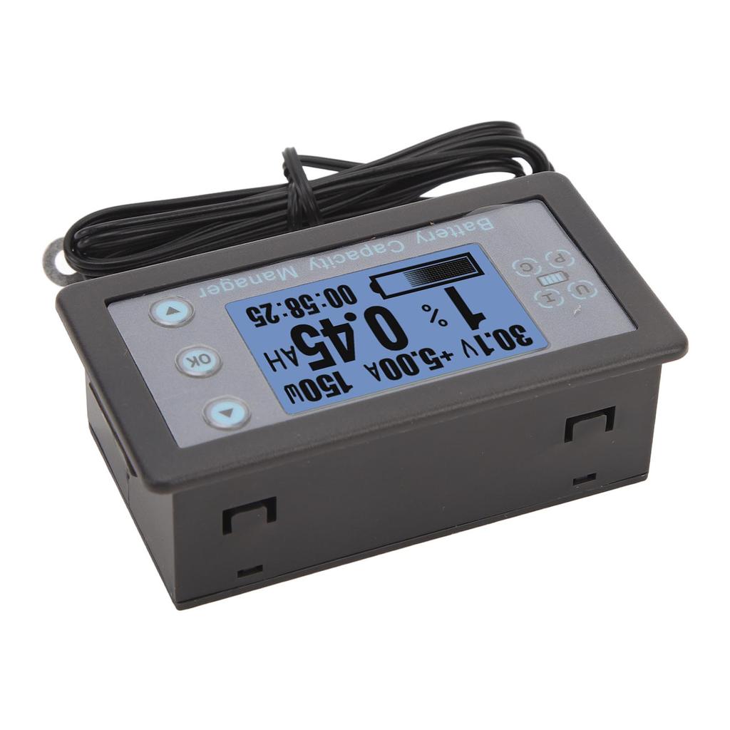Bluetooth Batterieüberwachung VA9210 Spannung Strom Kapazität Messgerät Coulometer für Auto Wohnmobil 3 Meter geschirmtes Kabel 120V 100A