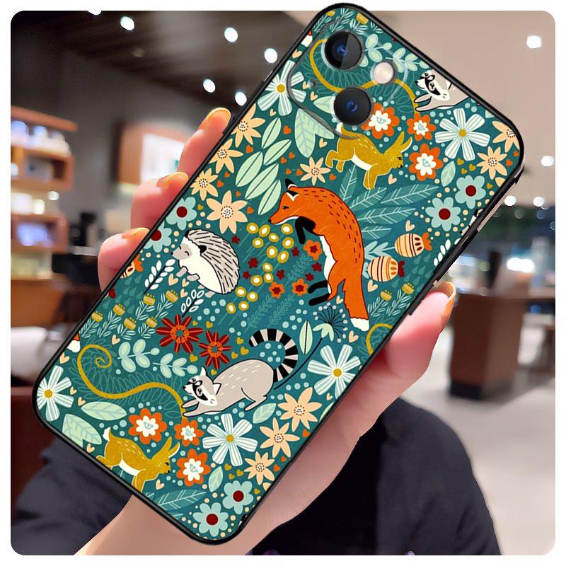 Funny Little Raccoon Case For iPhone 14 Pro Max 16 15 11 12 13 17 Pro Max Mini 15 16 Plus 16e 17 Air Phone Cover