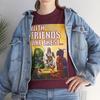 WITH FRIENDS LIKE THESE ART (1984) T-Shirt Alan Foster Michael Whelan Sci-Fi