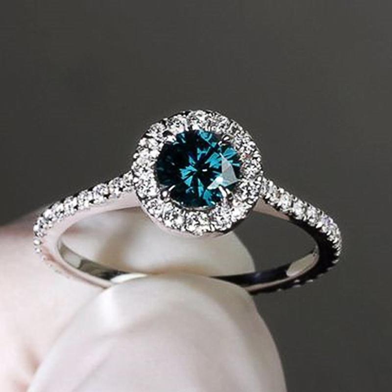 Temperament Wedding Rings for Women Luxury Inlaid Sparkling CZ Engagement Anniversary Party Lady Rings New Trendy Jewelry