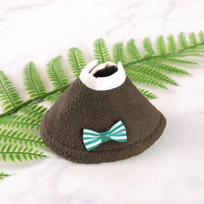Bird Elizabethan Collars Parrot Feather Plucking Collar Comfortable Plush Recovery Cone for Small Budgerigar Cockatiel