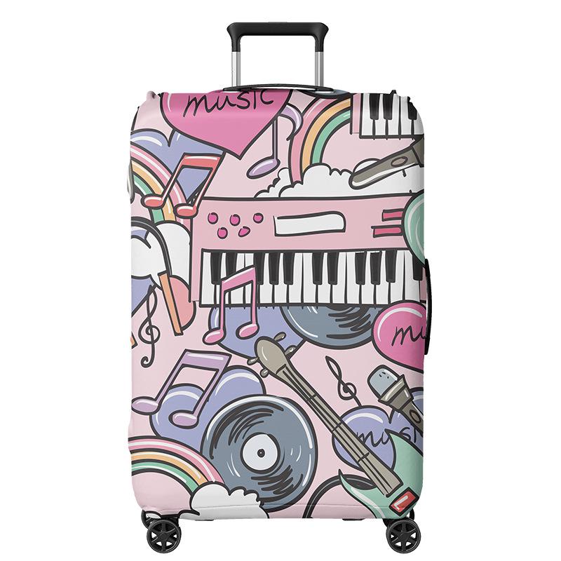 Přizpůsobitelný zesílený kožený cestovní kufr Obal proti prachu