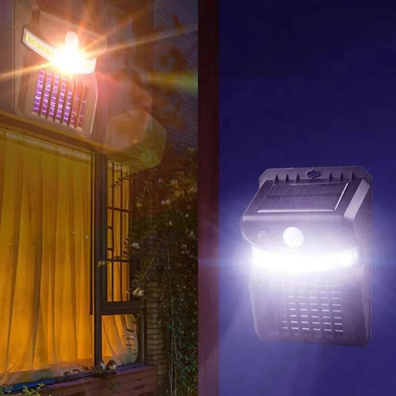 Lămpi Solare cu LED 800MAH pentru Exterior, Grădină, Senzor de Mișcare, Impermeabile, Lampă Solară, Decor Grădină, Proiector, Lampă de Perete