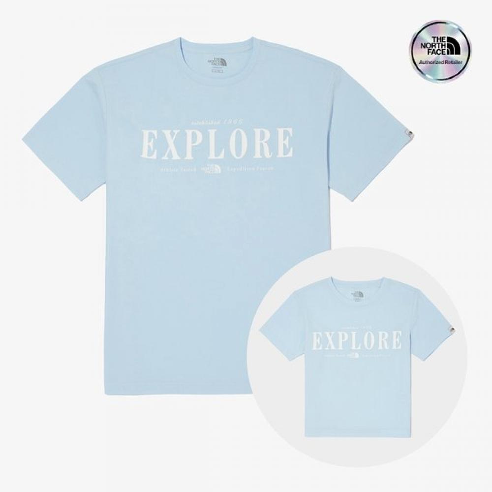 The North Face White Label Explorer Short Sleeve Round Tee Nt7uq06m