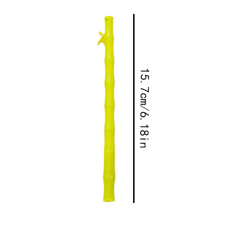 Back to school season 1pc 0.5mm cartoon creative emerald green bamboo neutral pen cute student fresh water pen office supplies syringe black signatu