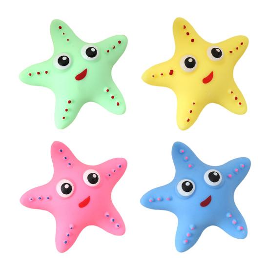 Stress Relief Cartoon Starfish Toy Decompression Star Shape Stress Ball Anti-anxiety Flour Filling