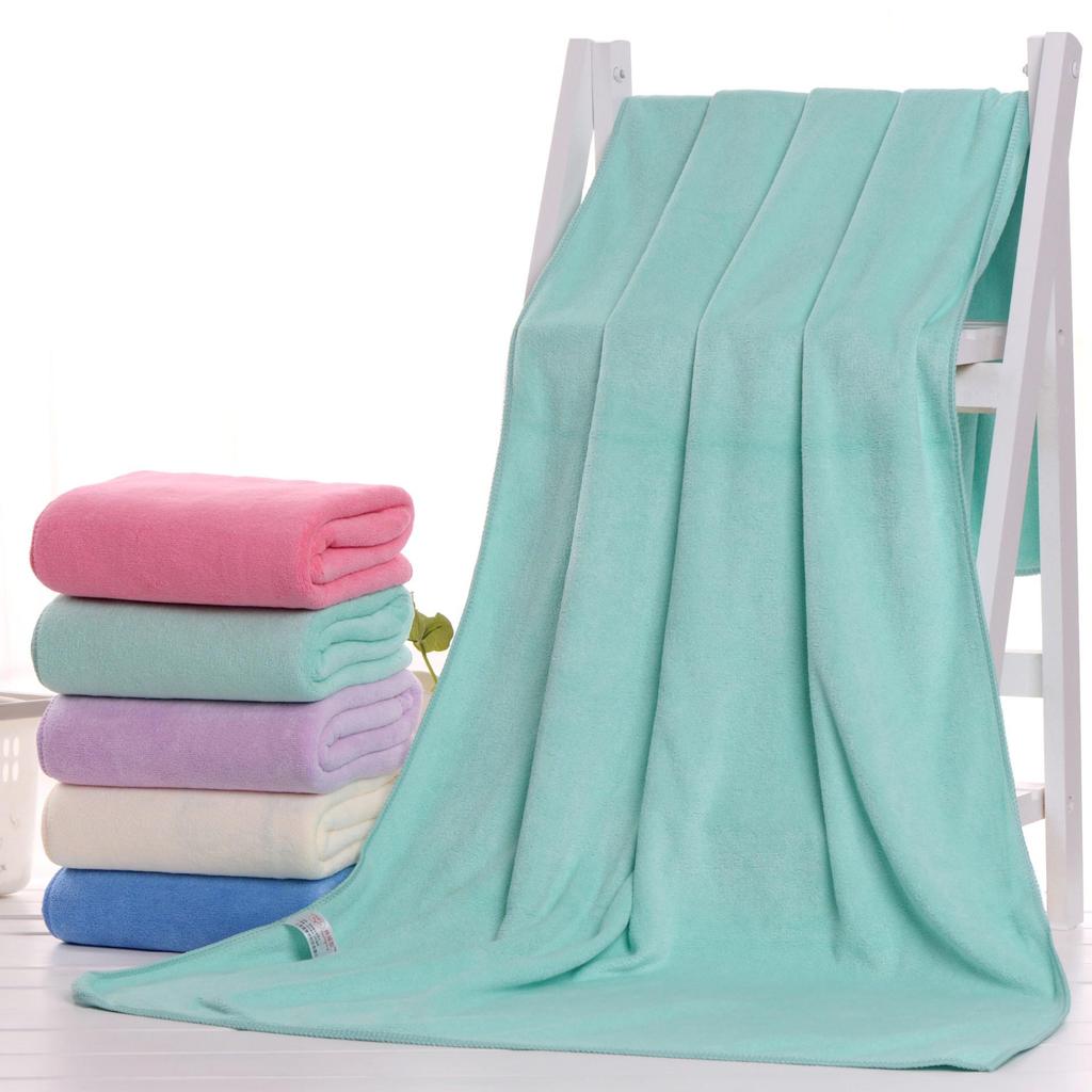 Ultra-Fine Fiber Quick-Dry Bath Towel - Soft, Absorbent, Lint-Free for Adults & Kids, Beach & Bath Use