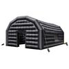 Inflatable Nightclub, 9 x 6 x 4 m Inflatable Party Tent with 1100W Blower & Sandbag, Ventilated Blow up Night Club with 2 Windows, Air Cube House for