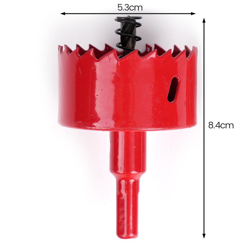 25mm/53mm Bimetal Hole Opener Core Bit Hole Saw Drill For Beehive Door Hole Opener Drill Wood Working Power Tool Beekeeping Tool