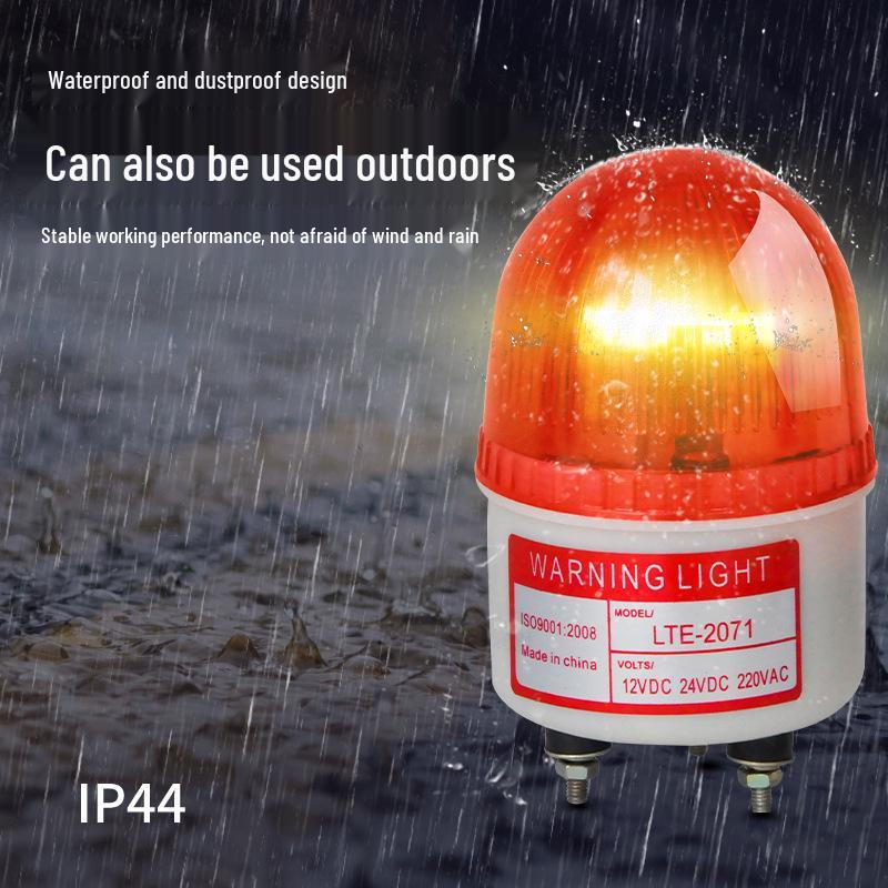 LTE-2071 Industrial Signal Light - Incandescent, Silent, Flashing Warning